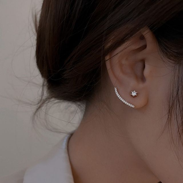 Swing Rhinestone Alloy Earring