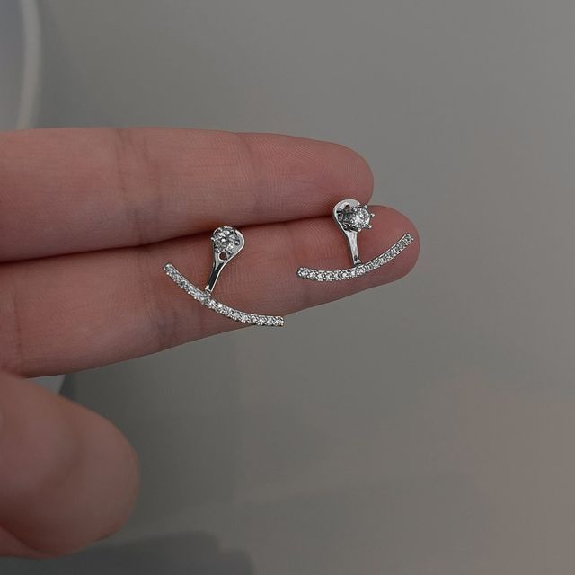 Swing Rhinestone Alloy Earring