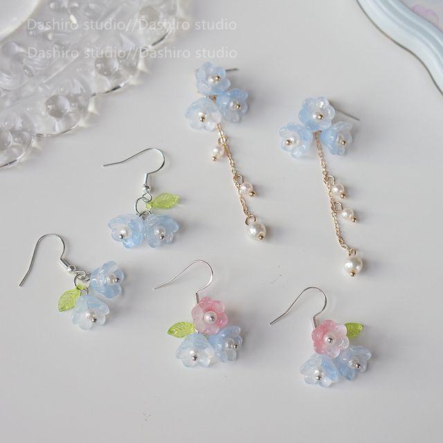 designs) Earring (various Floral Acrylic