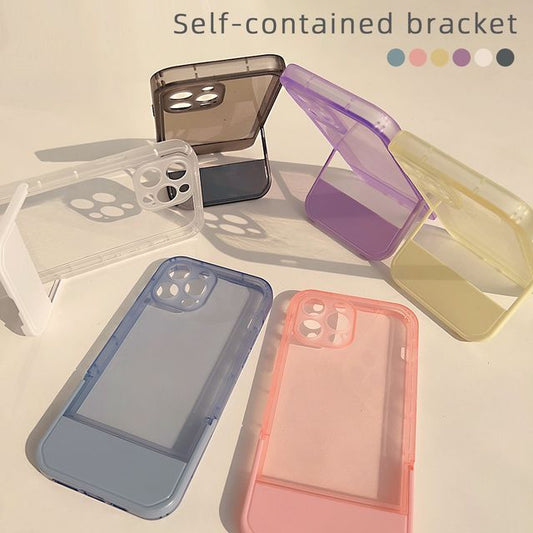 Stand Case Transparent Phone