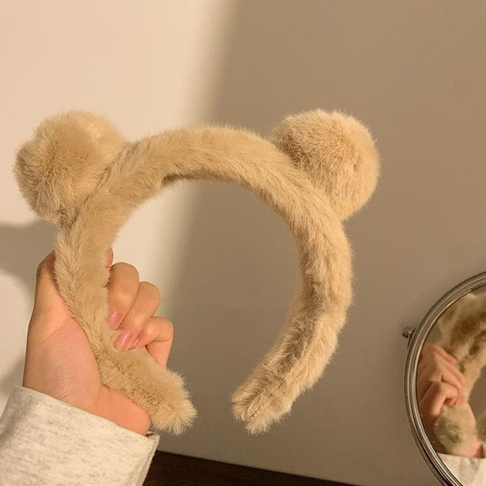 Ear Bear Chenille Headband