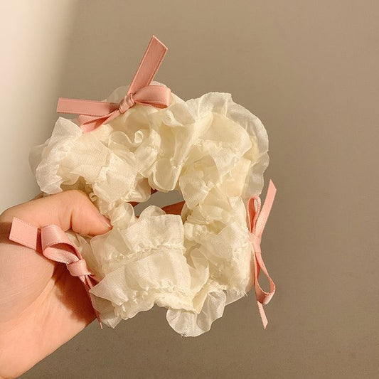Ribbon Lace Scrunchie