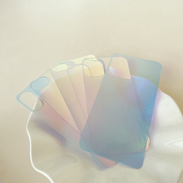 Card Case Phone Holographic Insert for