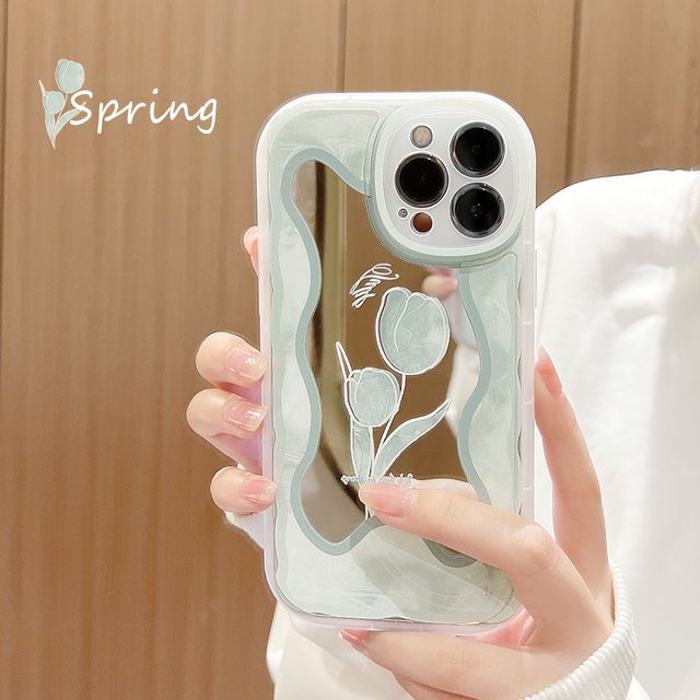 Case Mirrored Phone Tulip