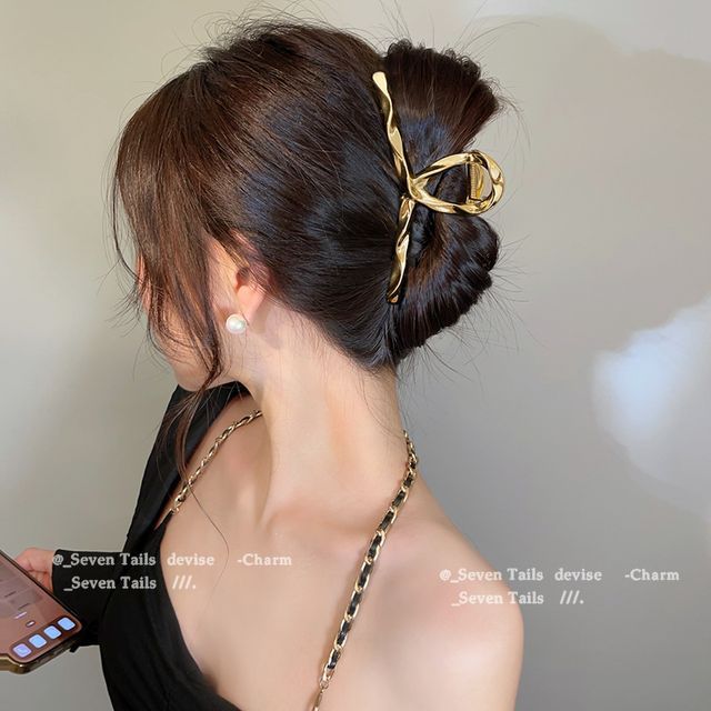 Faux designs) Pearl Clamp / Hair Alloy (various Twisted