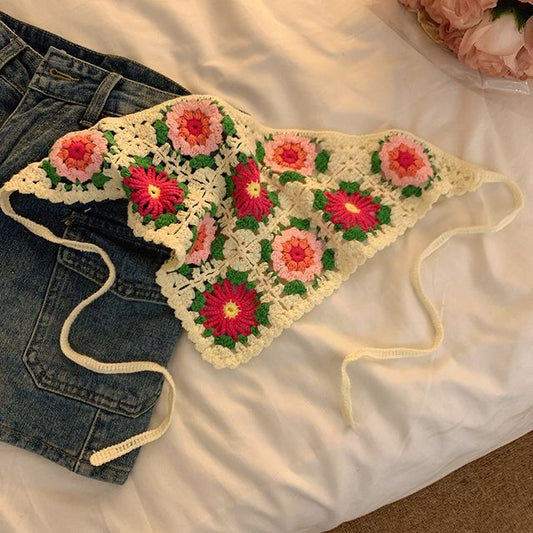 Crochet Patterned / Sunglasses Bandana