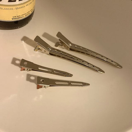 Hair Clip Set Metallic