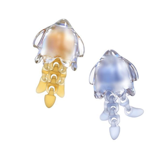 Earring Squid Two-Tone