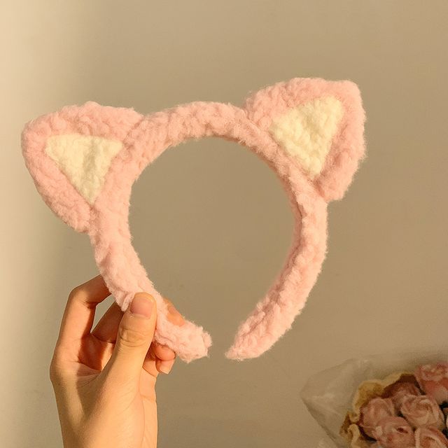 Cat Ear Headband Chenille