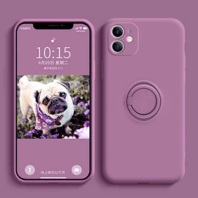 Phone Plain Ring Stand Case