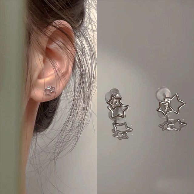 Star Alloy Earring Stud