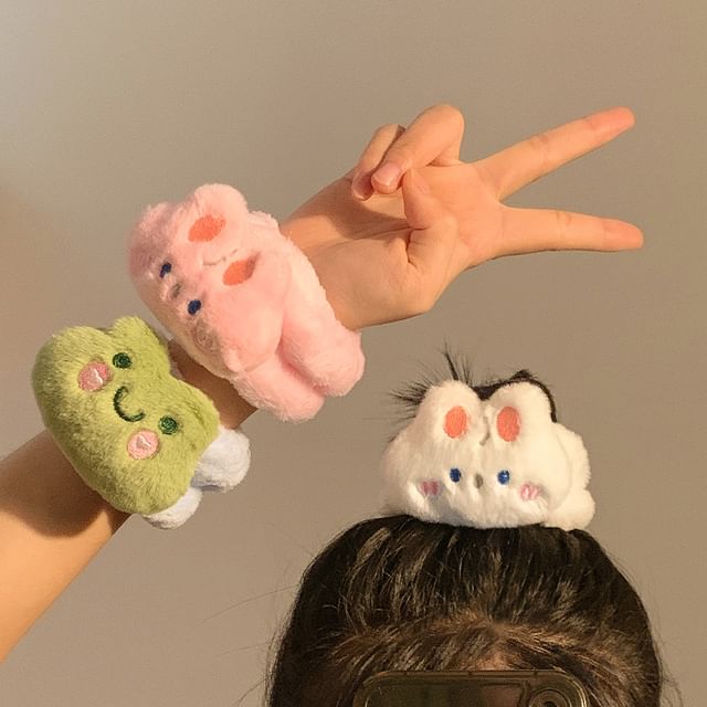 Chenille (Various Face Wrist Band Wash Designs) Animal
