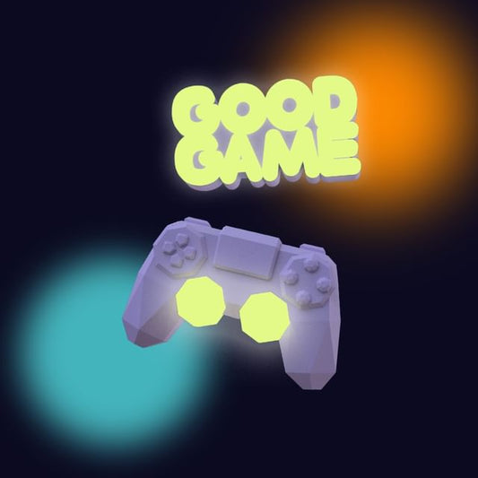 Earring Ear Gamepad Drop Lettering / Asymmetrical Clip-On Cuff