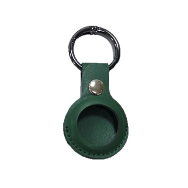 AirTag Keyring Faux Holder Leather