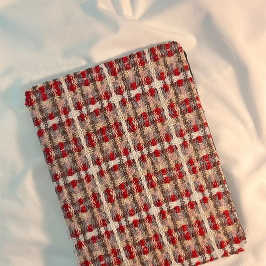 Case iPad Knit Plaid