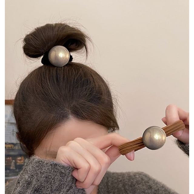 Faux / Pearl Tie Hair Set