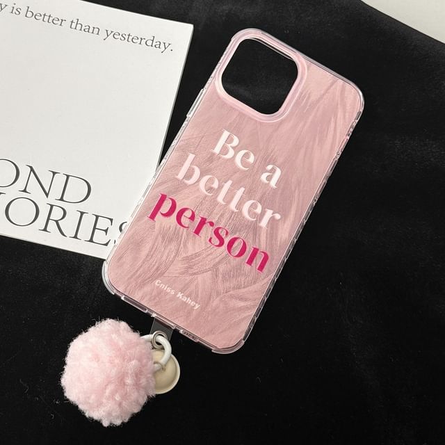 Bell Case Pom Lettering Phone