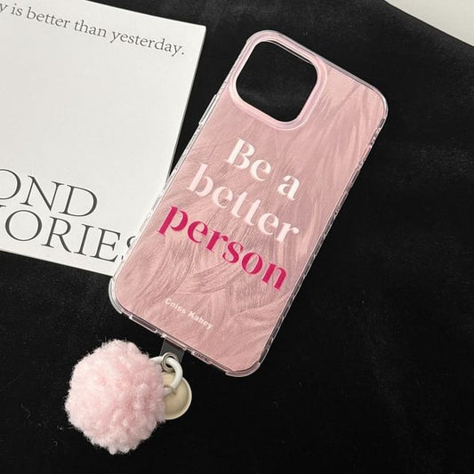 Bell Case Pom Lettering Phone