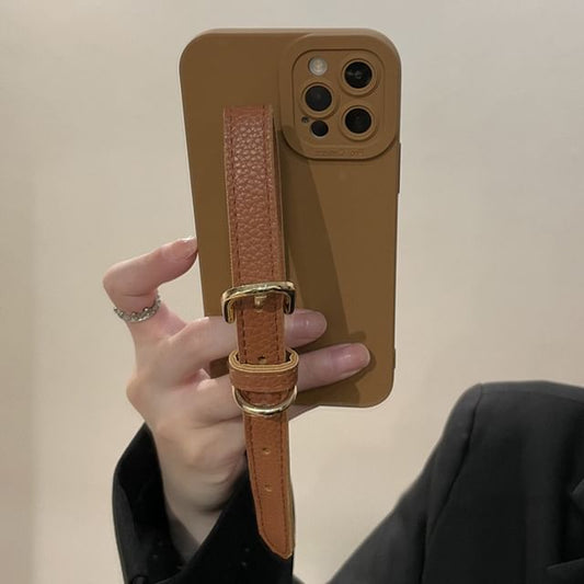 Faux Phone Case Pearl Strap