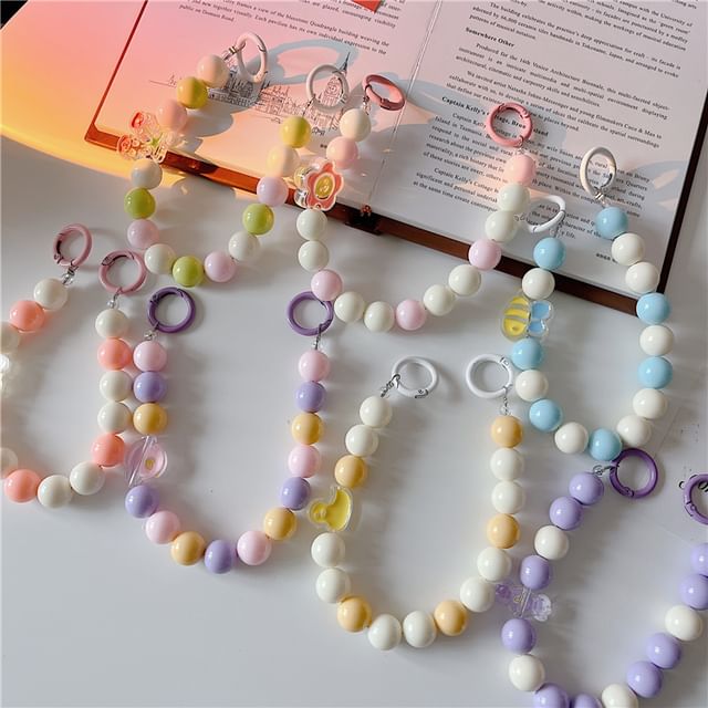 Bow Bead Strap Phone