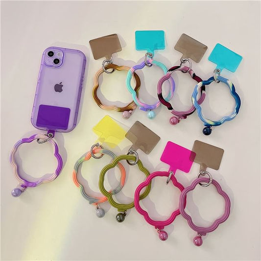 Hoop Phone Wavy Lanyard Pad Strap with