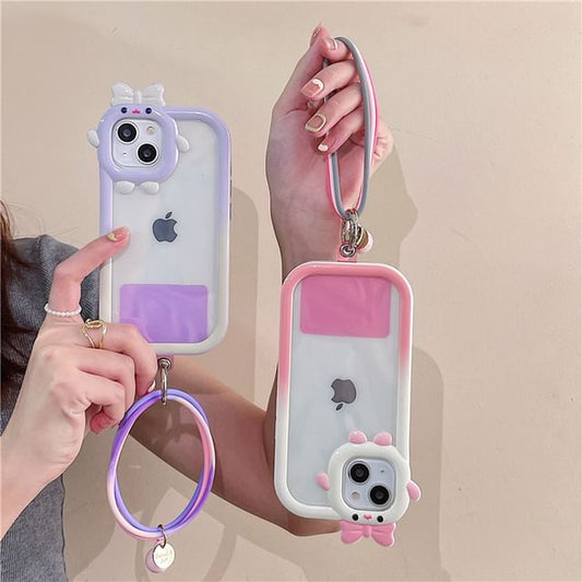 Phone Pad Layered Strap Hoop Lanyard with