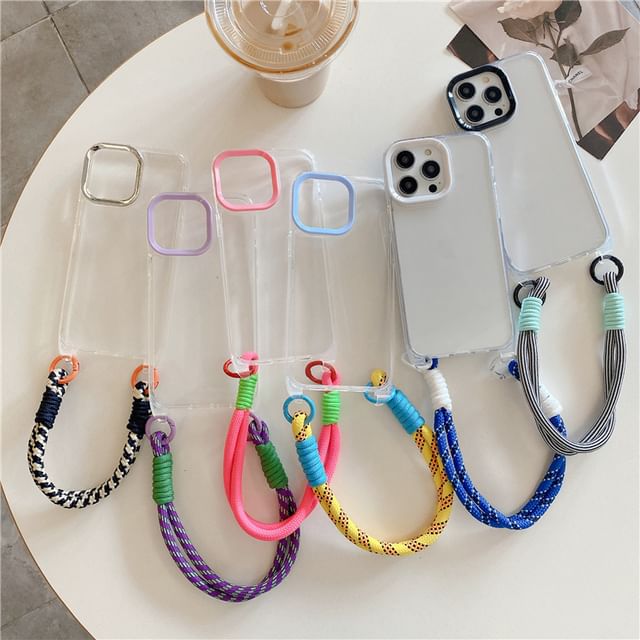 Case Phone Strap Transparent