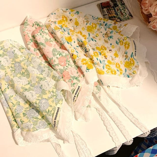 Scarf (Various Floral Print Head Designs) Triangle