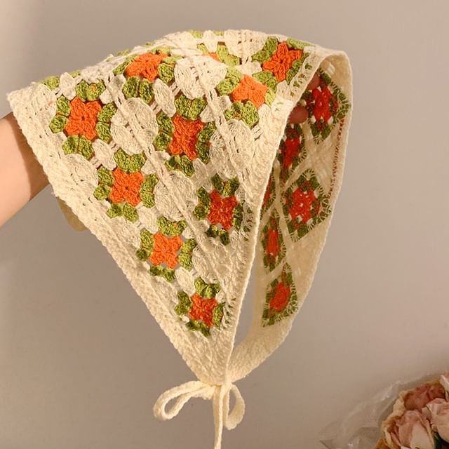 Head Scarf Designs) (Various Triangle Embroidered