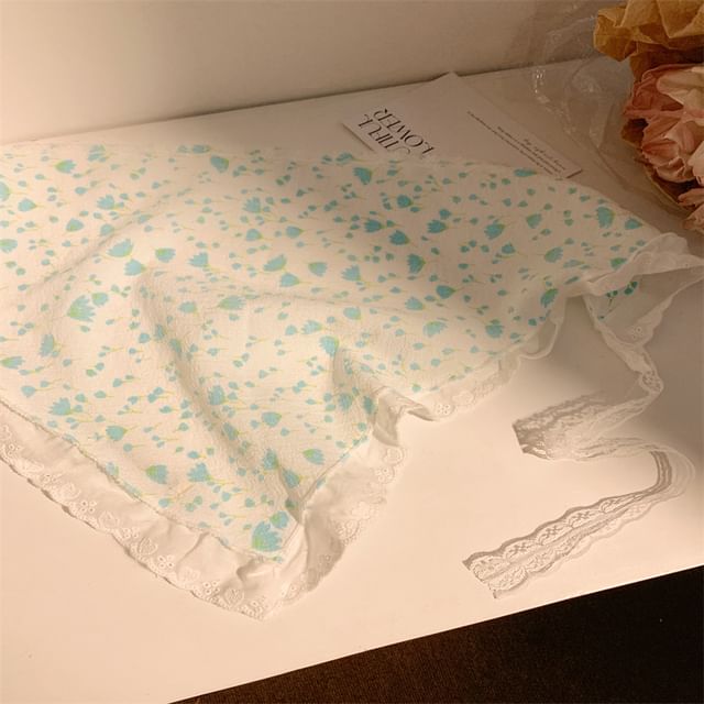 Scarf (Various Floral Print Head Designs) Triangle