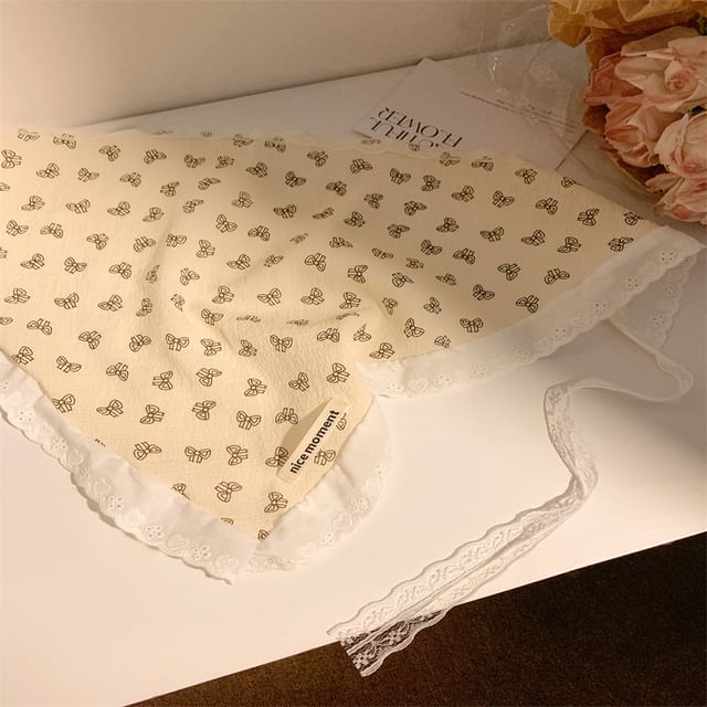 Scarf (Various Floral Print Head Designs) Triangle