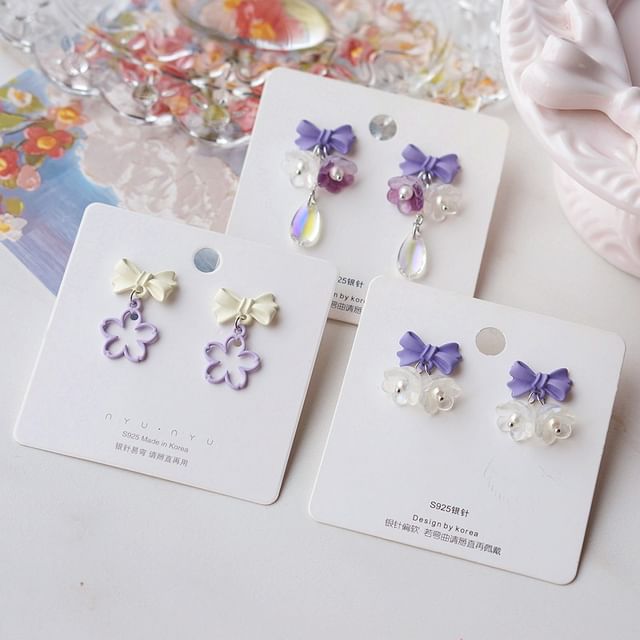 Alloy Earring Designs) Floral (Various Dangle