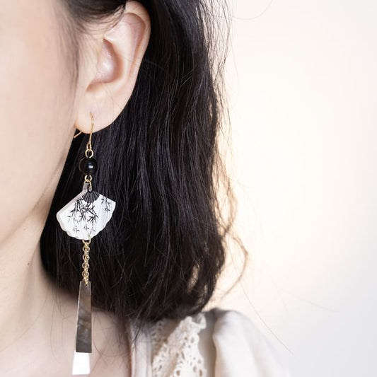 Dangle Alloy Earring Fan