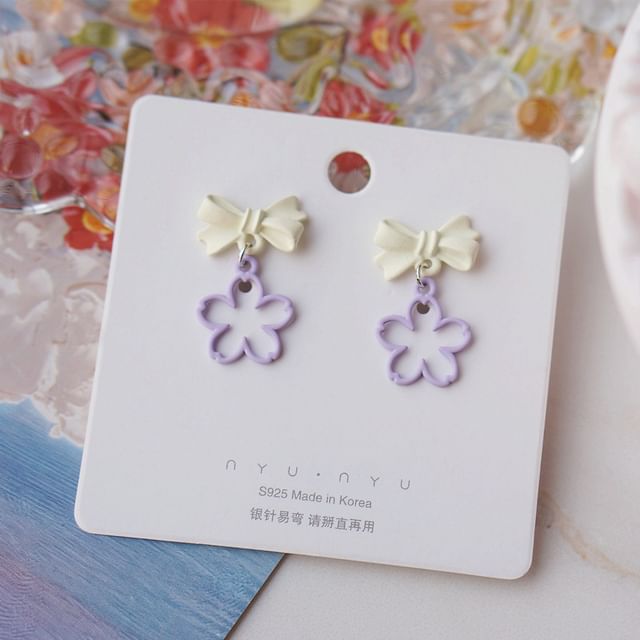 Alloy Earring Designs) Floral (Various Dangle