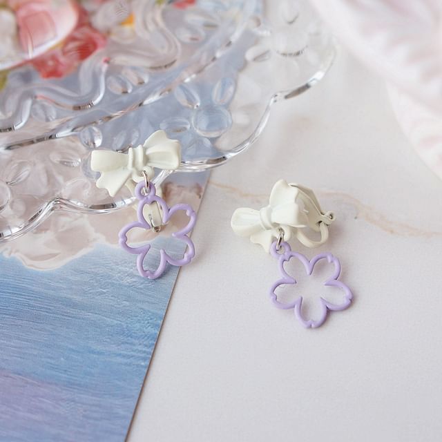 Alloy Earring Designs) Floral (Various Dangle