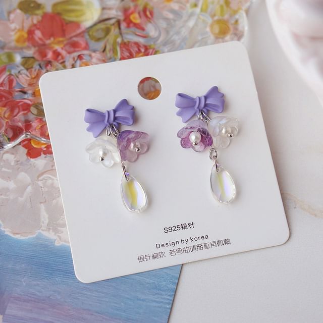 Alloy Earring Designs) Floral (Various Dangle