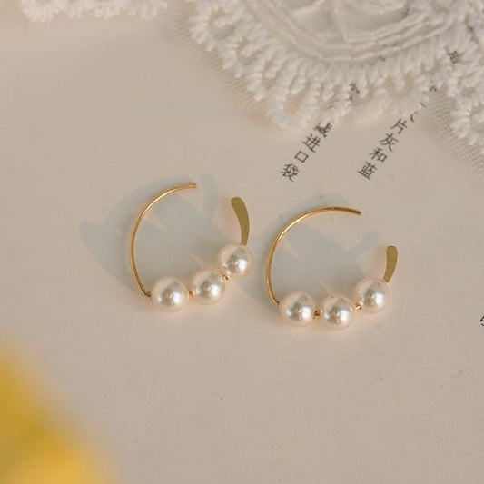 Earring Drop Faux Pearl