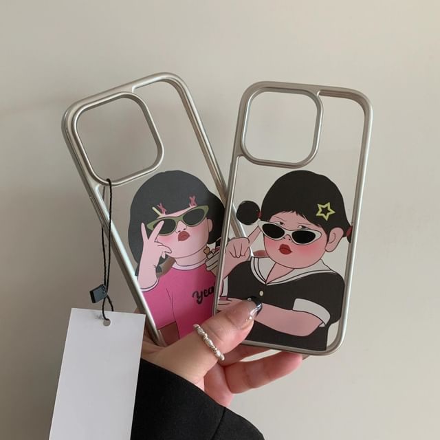 Case Girl Phone Cartoon