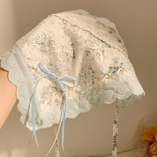 Designs) Lace Trim Butterfly Bandana (Various