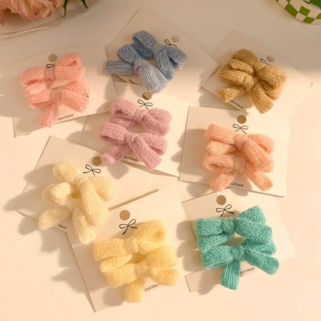 Hair Ribbon Set Clip