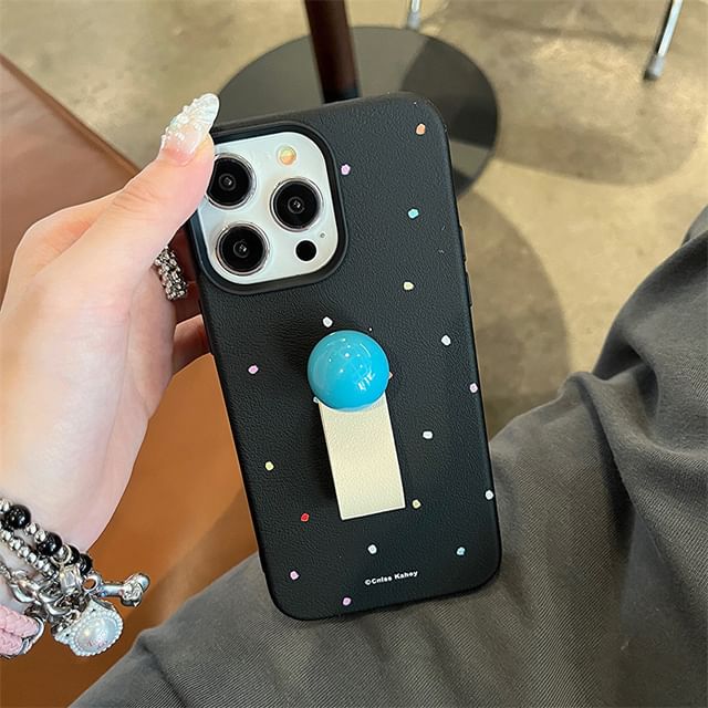 Finger Phone Case Strap Dotted