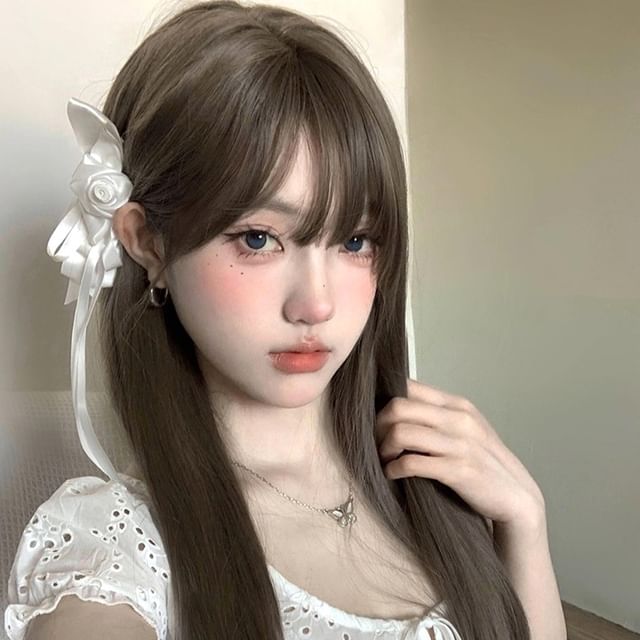 Flower Bowknot Clip Hair