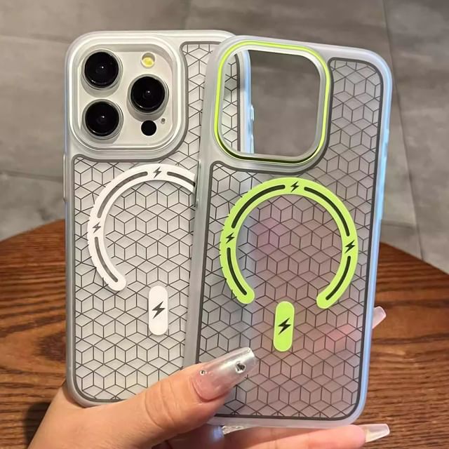 Phone (Compatible MagSafe) Magnetic Case Geometric with