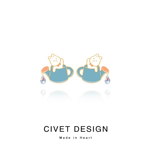 Various Cartoon Rabbit Sterling Cuff Earring Silver Ear ) / ( Stud Designs