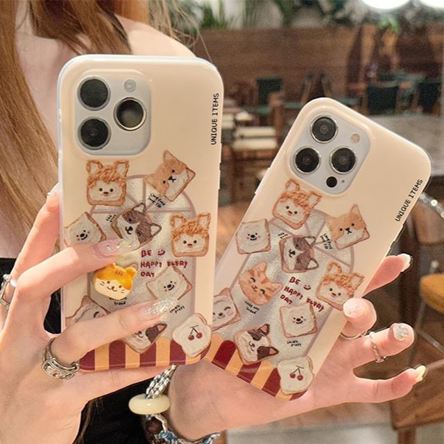 Phone / Case Set Adhesive Decoration Animal