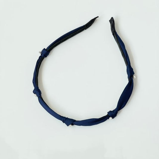Headband Knot Pearl Faux