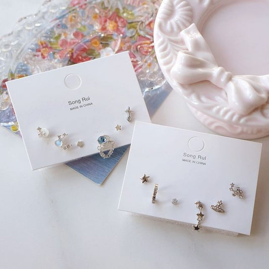Earring of 6: Star Set