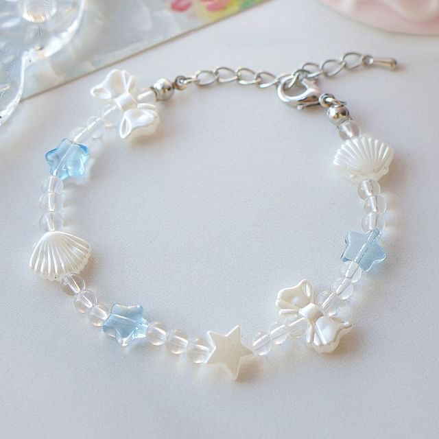 Bracelet Shell Beaded Star