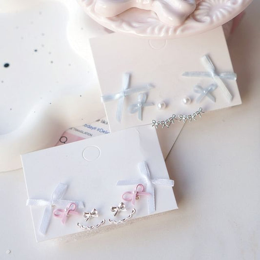 Pairs: of 3 Set Earring Bow