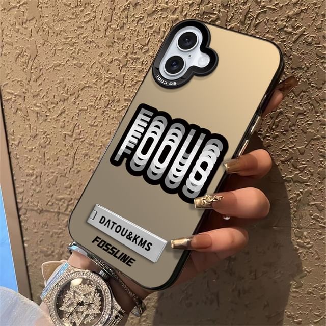 Lettering Stand Case Phone